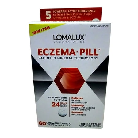 Lomalux Acne Pill Homeopathic Oral Medication, 60 chewables, 6