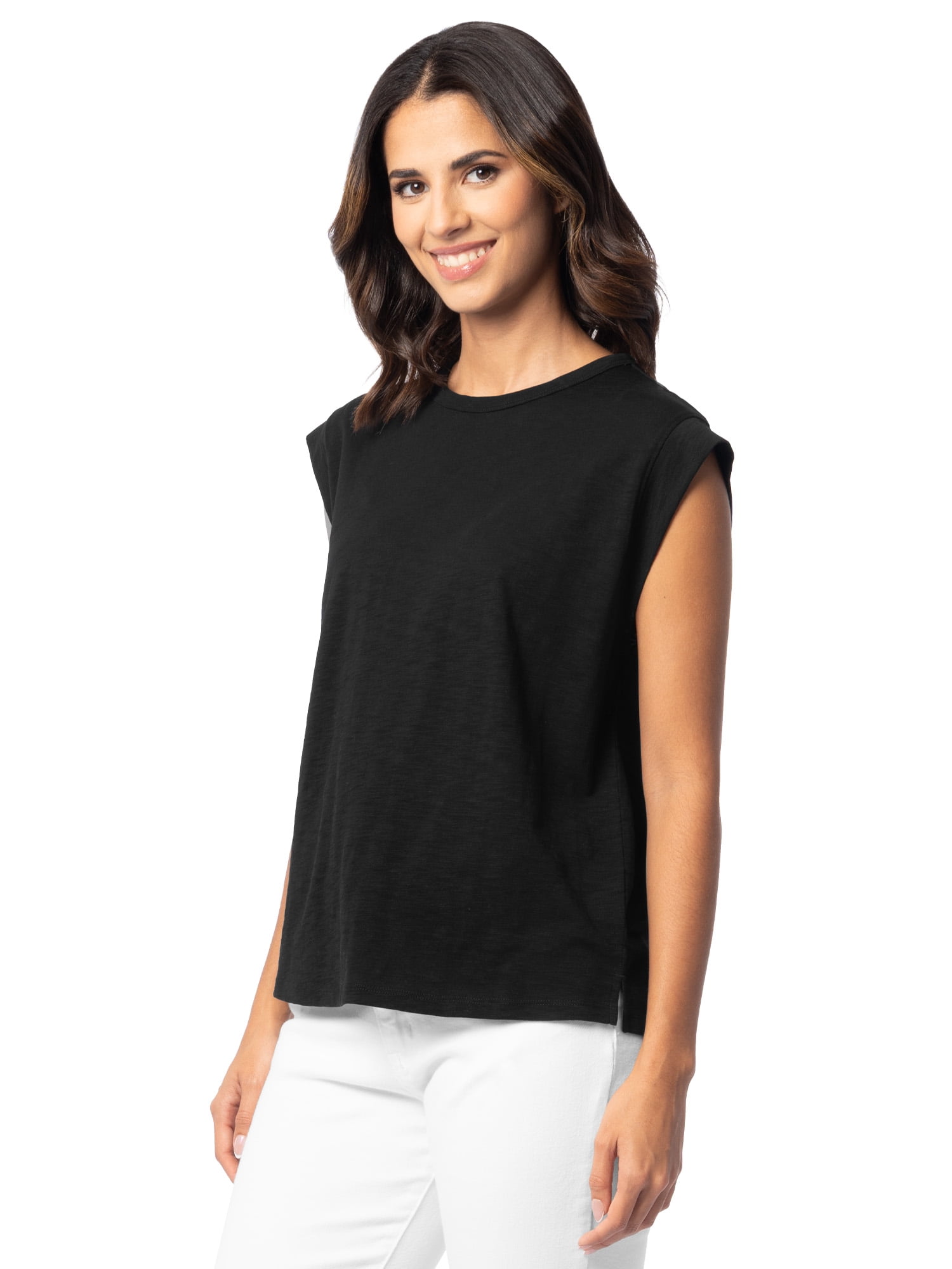 Time and Tru Women's Muscle Tee, Sizes XS-XXXL