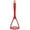 Red, variant on ABPETE Silicone Potato Masher Small Food Masher Lightweight Vegetable Ricer Ergonomic Red Handle for Smooth Purees and Easy Pressing in Kitchen