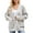 Gray, variant on QUYUON Women's Lightweight Open-Front Cardigan Sweater Sale Long Sleeve Lightweight Cardigan Sweater Plus Cardigans Plus Size Cardigan Jacket Style Q-2138 Winter Knit Sweater Outerwear Coat Black L