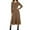 Khaki, variant on FDGIU Women's Fall Sweater Maxi Dress - Casual Ribbed Knit, Long Sleeve Crewneck Going Out Outfits