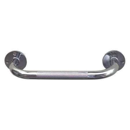 HealthSmart Bathroom Shower Grab Bars for Elderly, Steel Knurled Safety Grab Bars for Showers and Walls,