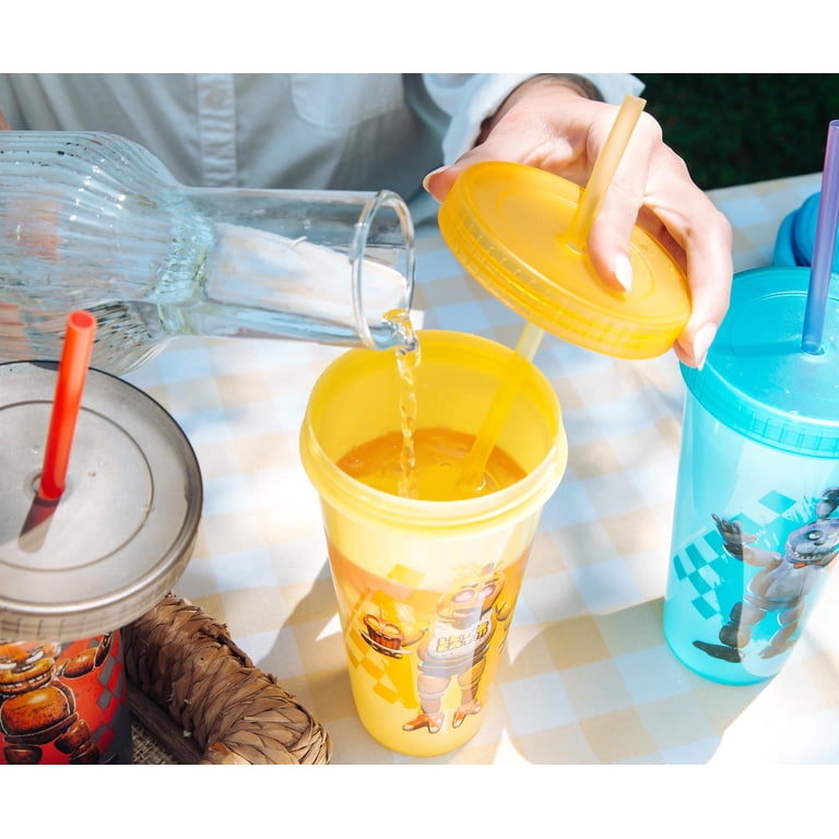 PLAVE BBUU プー ファー バインダーティーカップ Five Nights At Freddy's 4-Piece Color-Changing Plastic Tumbler Set
