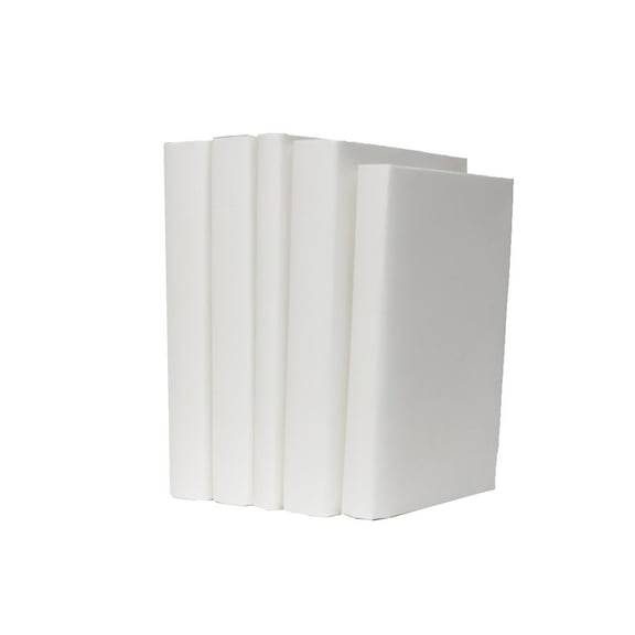 Decorative Books Pen & Willow Off White Paper-Wrapped- Real, eco-friendly, shelf-ready book bundles for home or office decor, weddings or staging.