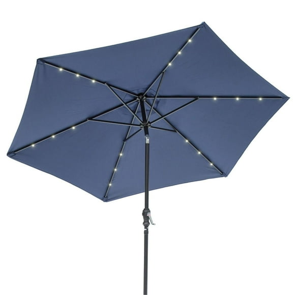 Parapluie solaire rond de 9 pi Sun-Ray - Marine