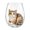 Farmhouse Tabby Cat, variant on Cat Glass Cup, Stemless Tumbler with Printed Witch Santa Cowboy Cat Designs, Halloween Christmas Fall Harvest Drinkware for Home Bar Decor