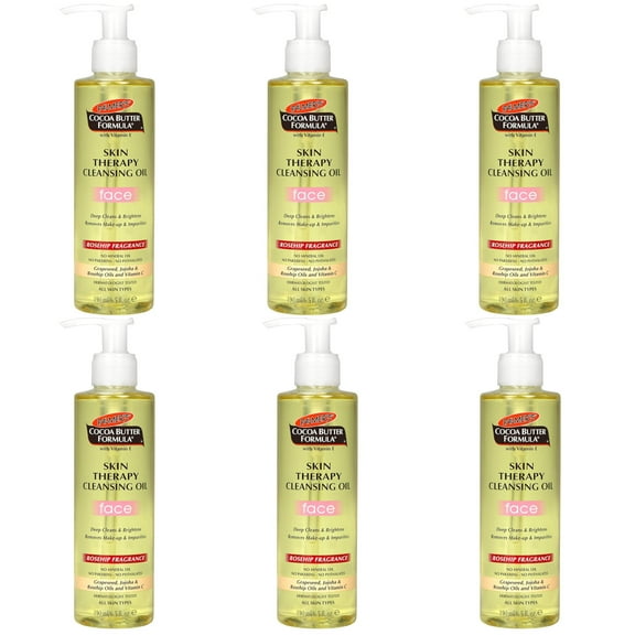 Palmers Cocoa Butter Formula Skin Therapy Cleansing Face Oil, 6.5 Oz, 6 Pack