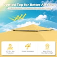 thumbnail image 6 of Costway 10x17 FT Pop Up Canopy Tent with Dual Adjustable Awnings, Silver-Coated Fabric Yellow, 6 of 11