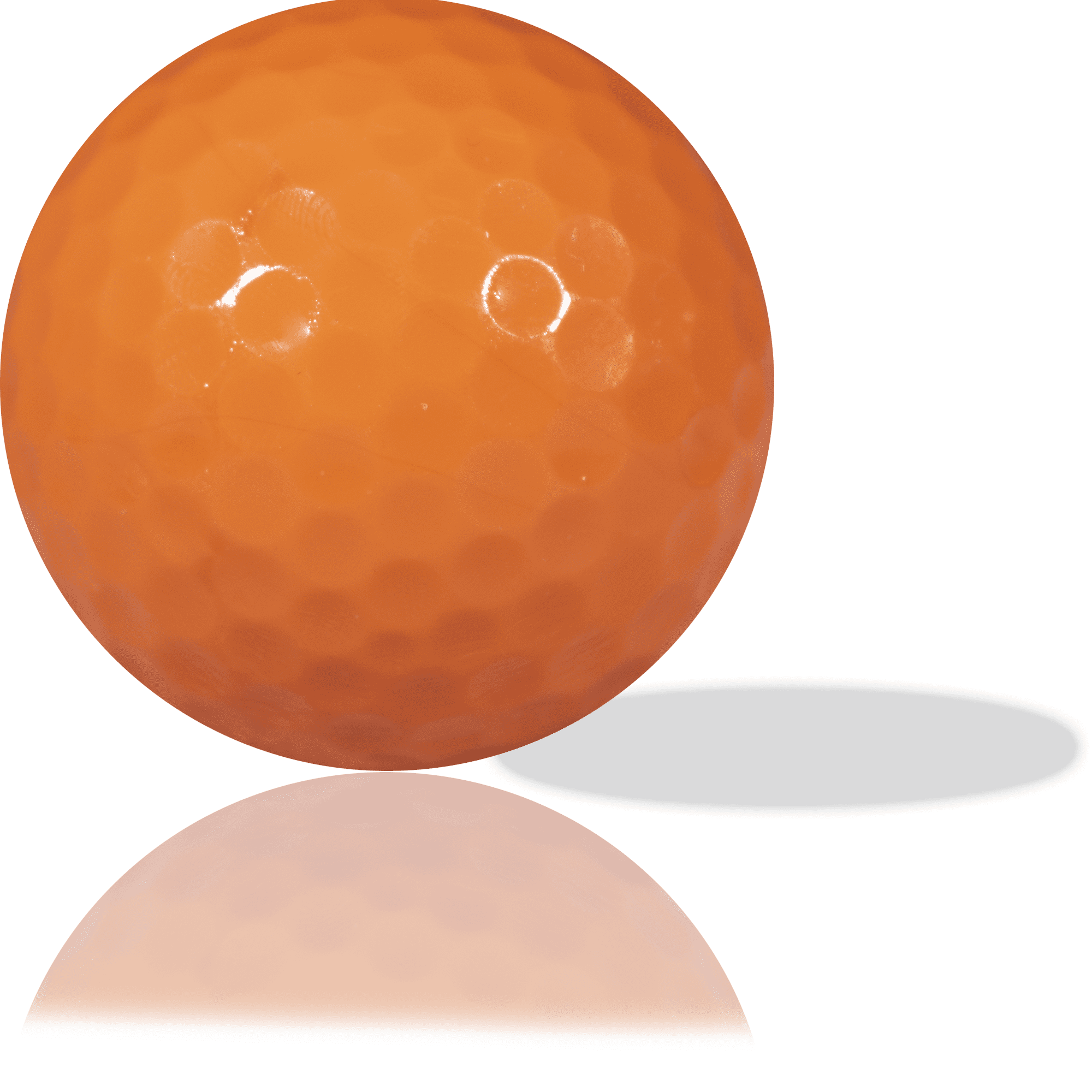 Orange Golf Balls – 12 Pack – Unbranded High-Visibility Balls by GBM Golf