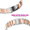 thumbnail image 2 of Pour la Bande Garmin vivoactive 4S, Sangles de Remplacement en Acier Inoxydable YOUkei à Libération Rapide pour Garmin vivoactive 4S, 2 of 3
