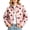Pink, variant on SBYOJLPB Womens Polka Dot Coats Long Sleeve Lapel Button Waterproof Casual Short Coat for Cozy Everyday Wear