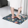 thumbnail image 4 of Pioneer Flower Floral Print Flannel Non Slip Door Rugs,Washable Door Mats Indoor,Decorative Door Mats,Dirt-Resistant and Absorbent Doormat for Entrance,Bedroom,Kitchen,Bathroom,23.5"x16", 4 of 5
