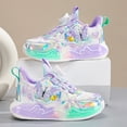 thumbnail image 4 of LIIPEE Girls Sneakers Summer Autumn Lightweight Comfortable Butterfly Closed Toe Non- Soft Sole Shoes Baby Comfort Beach Sneaker,Purple,6.5-7 Years, 4 of 7
