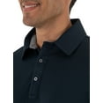 thumbnail image 2 of Athletic Works Men's and Big Men's Quick Dry Polo, up to 3XL, 2 of 7