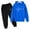 Blue, variant on SNKSDGM Girls Girls Summer Outfits Size 10-12 Cute Sweatshirt Girls Kids Boys Kids Hooded Tracksuit Unisex Two Piece Fall Winter Outfits Hoodie Sweatshirt Sweatpants Set