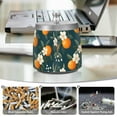 thumbnail image 6 of Yayeee Ashtray with Lid for Cigarette Smokeless Stainless Steel Home Ash Holder, Floral Oranges, 6 of 7