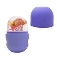 thumbnail image 1 of Face Ice Roller, Face Ice Mold Holder, Reusable Silicone Facial Ice Cube, Massage Icing Tools, Soothe Skin & Shrink Pores & Relieve Eye Puffiness (Wit, 1 of 5