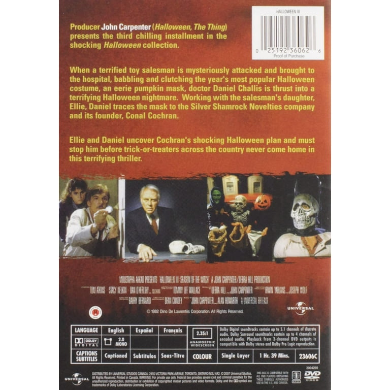Halloween 3 - Season of the Witch [DVD] - Walmart.com