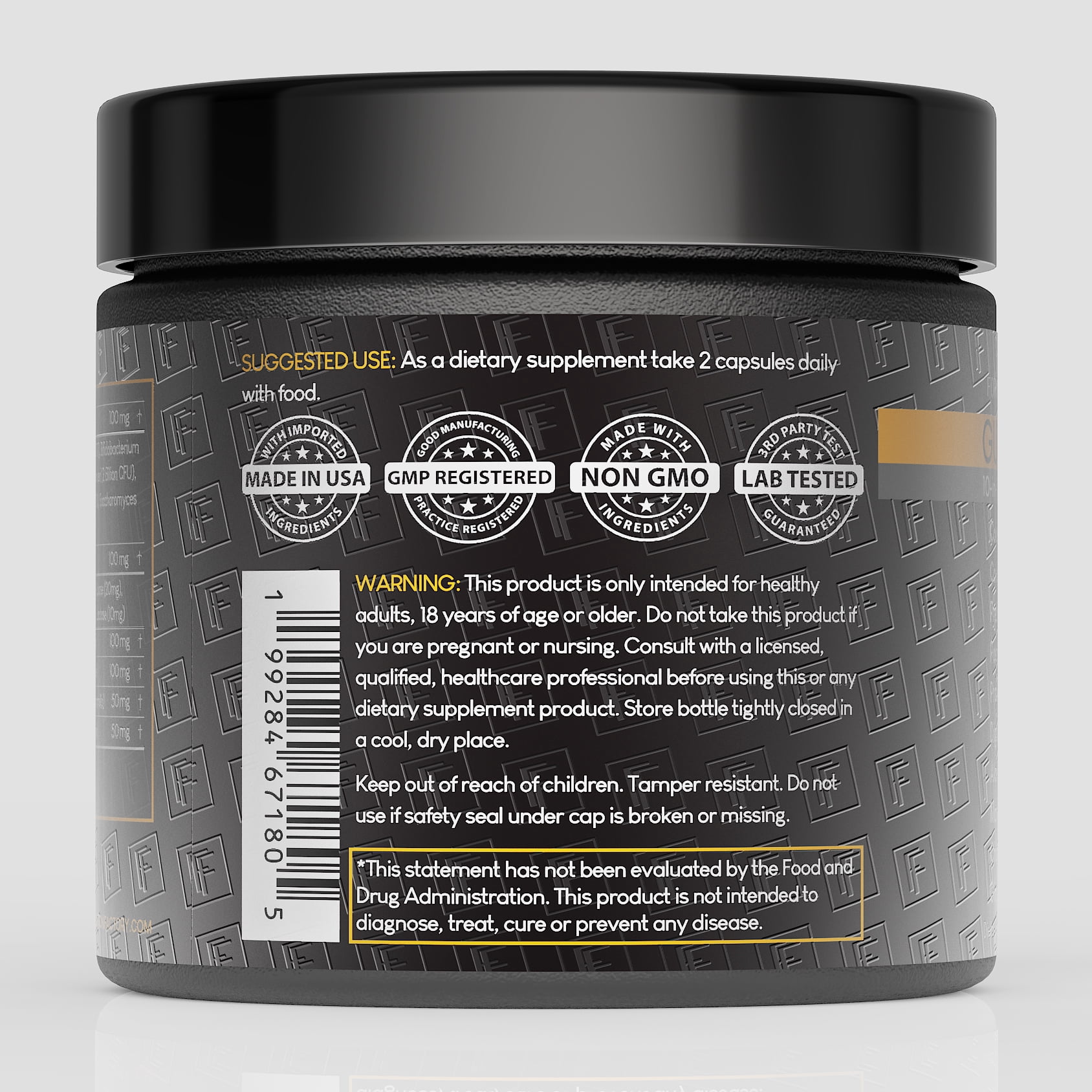Formulation Factory Gut Intellect 10-in-1 Microbiome Maximizer Supplement, 2-Month Supply, Colostrum Collagen Prebiotic Postbiotic Probiotic Blends Aloe Vera Chamomile Extracts
