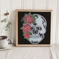 thumbnail image 4 of Kit de pintura de diamante 5D taladro de forma especial parcial de calavera manualidades DIY artes de mosaico FLhrweasw Nuevo, 4 of 9