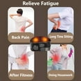 thumbnail image 2 of Pecham Cordless Heating Pad for Back, 60" Lower Back Massager Heated Back Support Brace with Heating, 3 Speed Massage, Gifts for Men Women - Black, 2 of 7