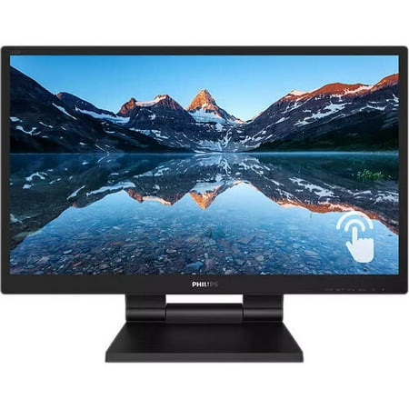 Philips 23.8" LCD Monitor with SmoothTouch, Black