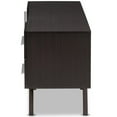 thumbnail image 5 of Baxton Studio Ashfield Mid-Century Modern Dark Brown Finished Wood TV Stand, 5 of 10