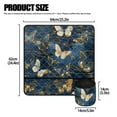 thumbnail image 5 of ZIATUBLE Butterfly Sewing Machine Pad Organizer with Small Cylinder Waterproof Overlocker Serger Scrap Trim Catcher and Pad Lightweight Sewing Machine Mat Reduce Vibration Table Pad, 5 of 5