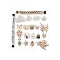 thumbnail image 2 of Zapatos de moda Charms Designer Croc Charms Bling Rhinestone Girl Gift Glow Clog Decaration Metal Love Butterfly AccessoriesChina Gao Jinjia LED, 2 of 2