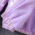 thumbnail image 5 of Chenyin Kids Toddler Girl's Fall Winter Fleece Coat Jacket Hooded Phantom Color Plush Outwear Teen Warm Cotton Puffer Hooded Jacket for Girl's 5-13T, 5 of 9