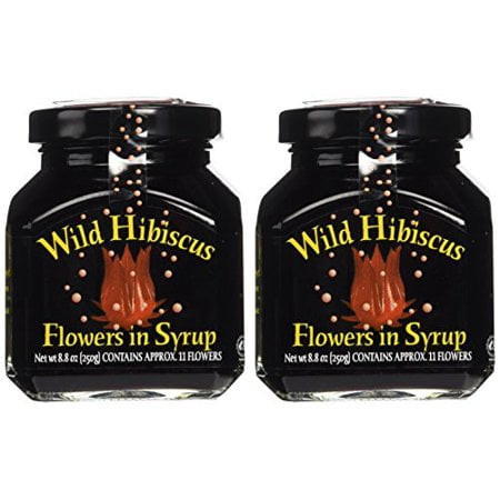 Wild Hibiscus Flowers in Syrup, 8.8 oz (Pack of 2 ...