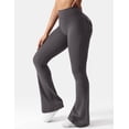 thumbnail image 4 of Leggins YEOREO Brittany Flare con bolsillos para mujer, gris oscuro, talla S, 4 of 5