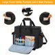 thumbnail image 3 of Bolsa de Scrapbook Trunab Grande con Funda Acolchada para Laptop Negra, 3 of 7