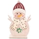 thumbnail image 2 of Ganfancp Navidad de Madera Diy Decoraciones para El Hogar Viejo Hombre Muñeco de Nieve de Estilo Ofertas Flash Liquidación 1 Adorno, 2 of 2