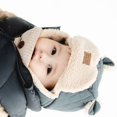 thumbnail image 2 of Calikids Teddy Winter Aviator Hat - Beige (S), 2 of 3