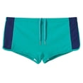 thumbnail image 2 of TANBOM Men's Polyamide Boxer Swim Trunks Adjustable Drawstring Breathable Lightweight Green XL, 2 of 6