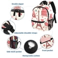 thumbnail image 3 of Eiffel Tower Valentine's Day Cute Adjustable Shoulder Strap Backpack with Large Capacity, Printed Design, Lightweight, 3 of 6