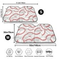 thumbnail image 2 of Goofa Baseballs Printed Car Windshield Sunshade,Foldable Reflective Sun Visor,UV Protection Heat Blocker Sunshade,Car Cooling Accessory-Small, 2 of 7