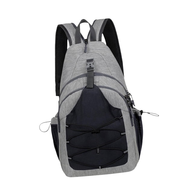 Mochila para hombre bolso de pecho cruzado gris Yinane