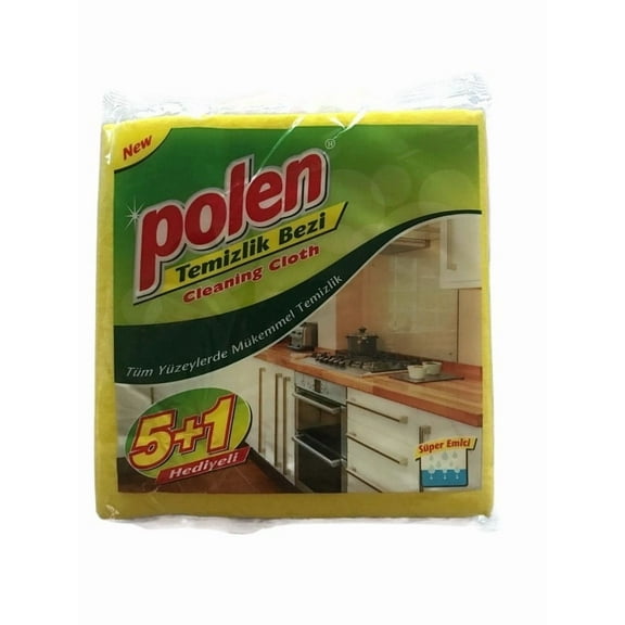 Polen Cleaning Cloth Multicolor 6 Pack