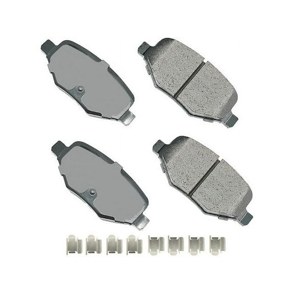 Rear Brake Pad Set - Compatible with 2011 - 2015 Ford Edge 2012 2013 2014