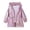 Pink, variant on Girls Metallic Shiny Jacket Toddler Girls Lightweight Zip Up Hoodie Waterproof Raincoat Spring and Autumn Long Sleeved Jackets