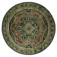 thumbnail image 3 of Oriental Weavers Andorra Area Rug 2442A Traditional Blue Geometric Achromatic 7'10" Round, 3 of 3