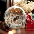 thumbnail image 4 of Christmas Acrylic Round Forest Snow House Hanging Decoration, Winter Landscape Ornament, Three Dimensional Christmas Decoration Gift, Christian Decoration for Christmas Tree, 4 of 6