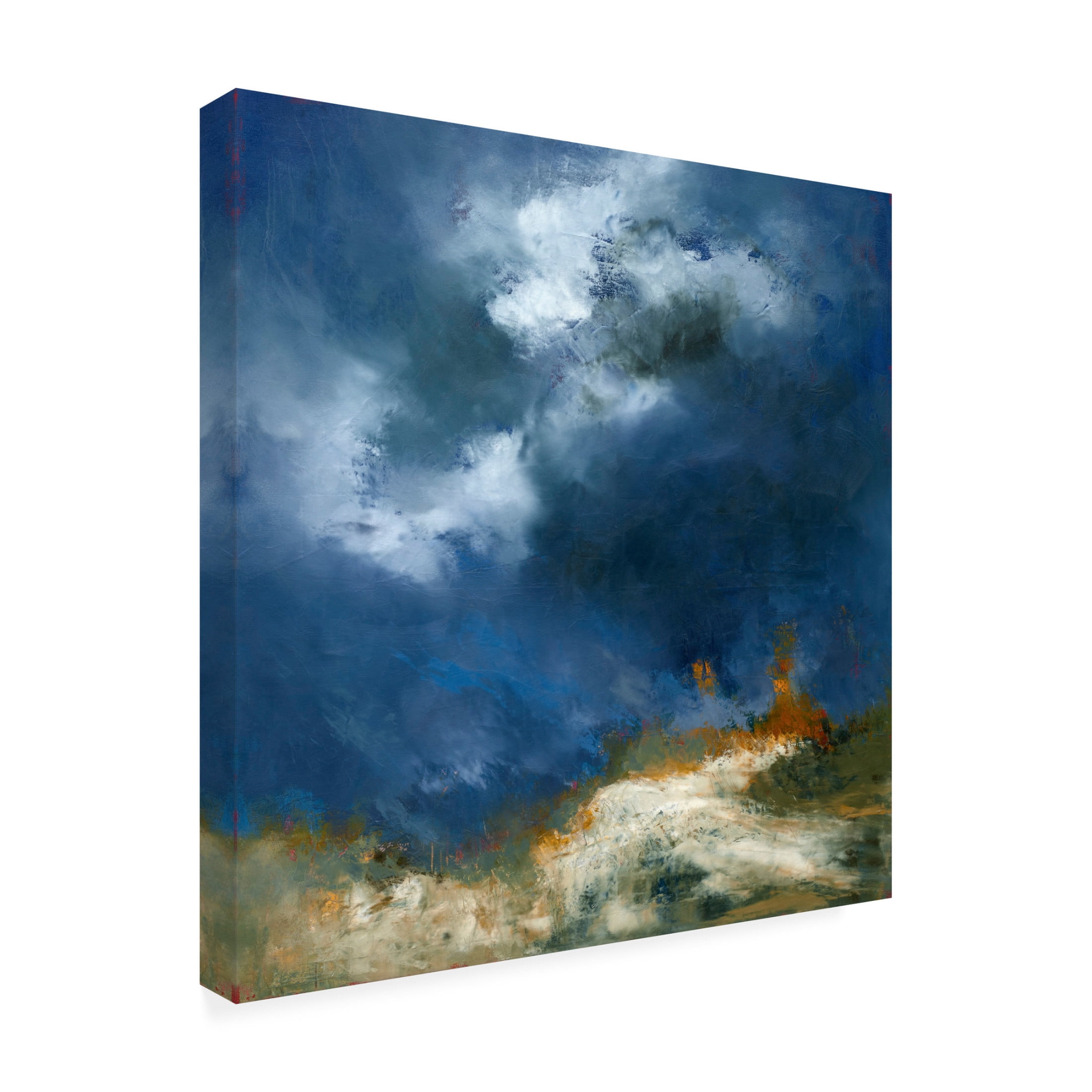 Canvas Wall Art - Patrick Dennis 'Soft Rise' Wall Art for Living Room, Bedroom, or Office Décor by Trademark Fine Art - 24 x 24 Inches