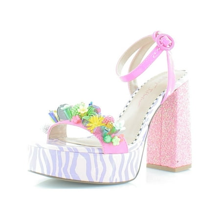 

Betsey Johnson Jorden Women s Heels Pink Multi Size 8.5 M