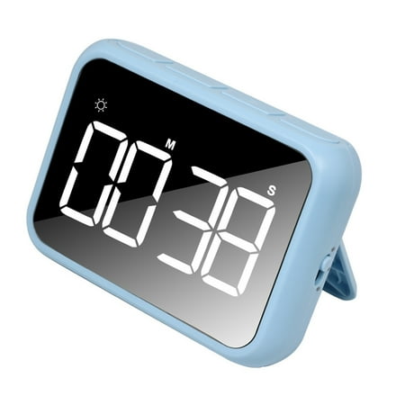 

Pnellth Big Timer with Night Light Portable Battery Powered Magnetic Versatile Countdown Stopwatch Digital Kitchen Timer Magnetic Loud Alarm for Cooking Classroom Baking