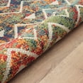 thumbnail image 4 of Laddha Home Designs 2' x 3' Diamond Power Loomed Indoor Outdoor Area Throw Rug - Multicolored, 4 of 7