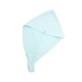 thumbnail image 4 of Unique Bargains 1pc Absorbent Solid Hair Towel for Fast Hair Drying 25.59"x 9.84" Blue, 4 of 5