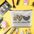 thumbnail image 3 of LEVLO Notorious RBG Cosmetic Bag Lawyer Appreciation Gift Peace Love Notorious RBG Makeup Zipper Pouch Bag For Women Girls Law school Graduation Gifts, 3 of 5